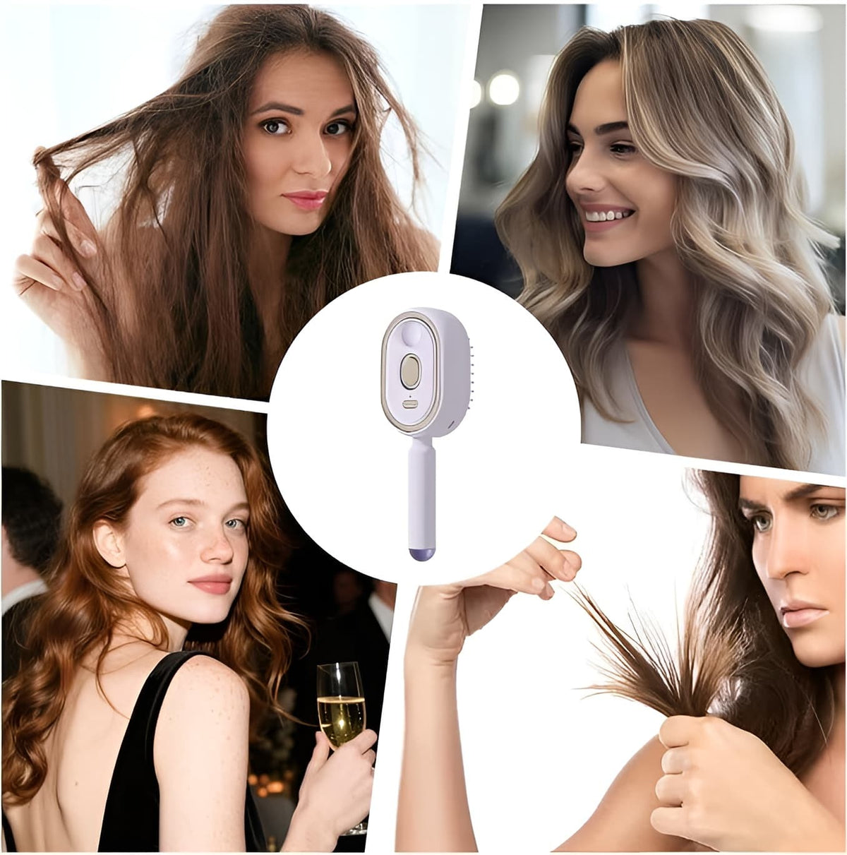 Electric Spray Retractable Air Cushion Comb Health & Beauty